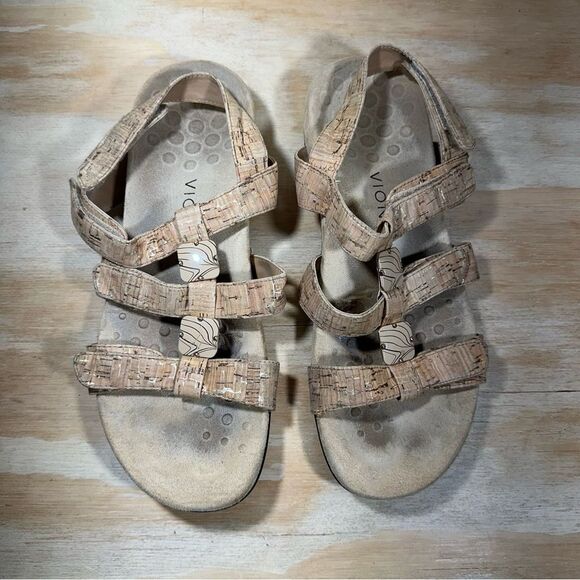 Vionic Tan Comfort Sandals Women’s Size 10 - Picture 2 of 9